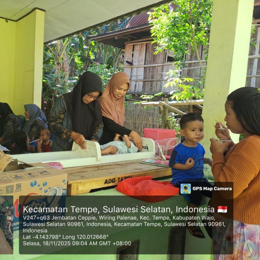  Kegiatan Posyandu Desa Benteng Lompoe